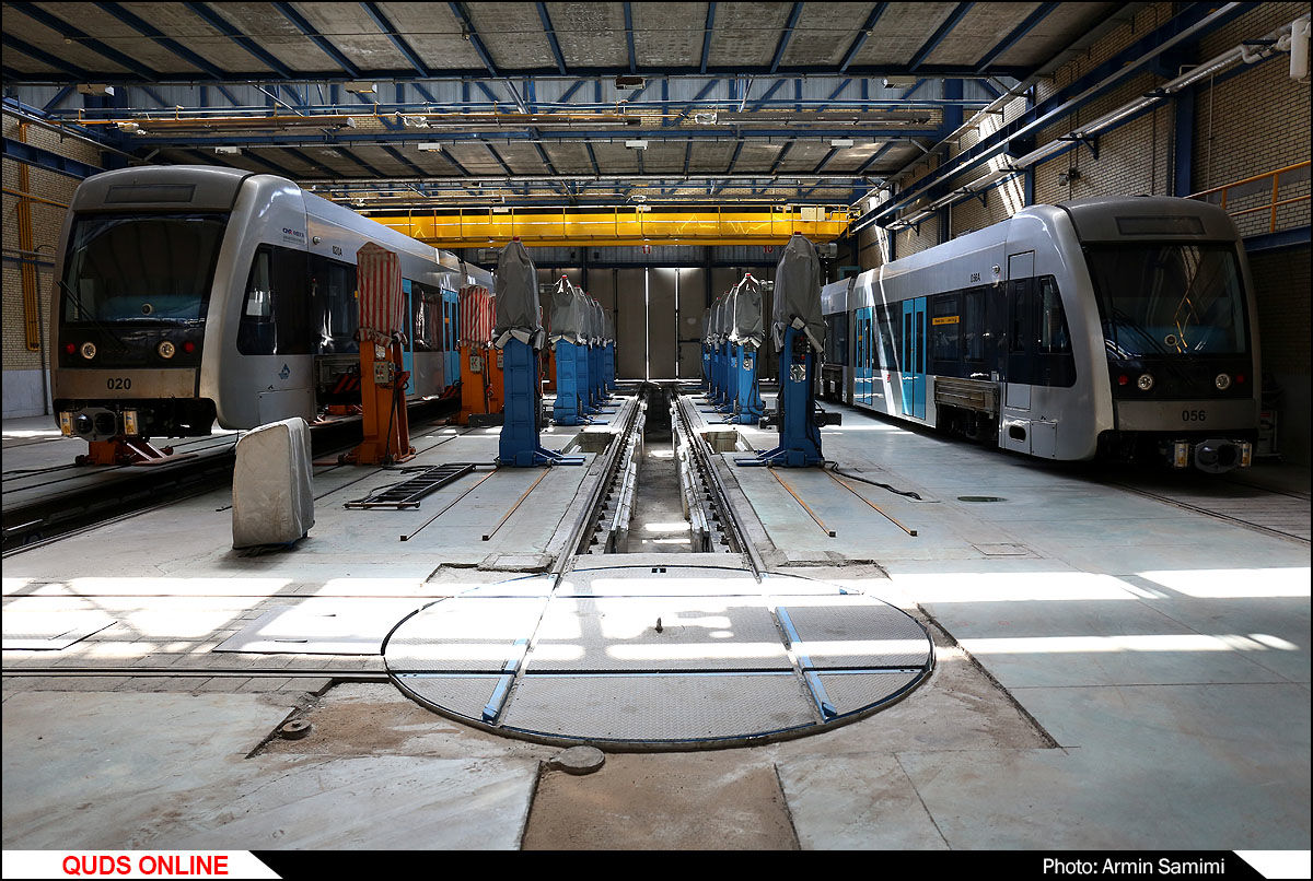  آغاز فعالیت مرکز تعمیر اساسی ناوگان خط یک قطار شهری مشهد / گزارش تصویری