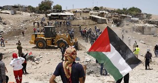 با هدف تبعید فلسطینیان؛ رژیم صهیونیستی به ویرانگری خود در منطقه خان احمر ادامه می دهد