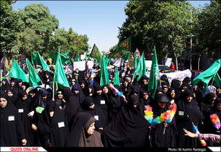 ‍ 
راهپیمایی روز ملی عفاف و حجاب در مشهد/گزارش تصویری
