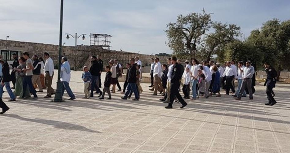  ۸۱ شهرک نشین صهیونیست وارد مسجد مبارک الاقصی شدند