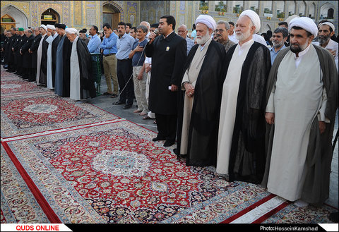 مراسم خطبه خوانی تحویل کشیک خدام حرم مطهر امام رضا (ع)/گزارش تصویری