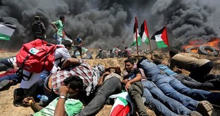 آماده شدن فلسطینیان برای شرکت در تظاهرات بازگشت این جمعه در مرز غزه