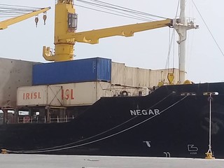 ترانزیت اولین کشتی حامل محموله حبوبات از  هند به مقصد افغانستان از طریق بندر چابهار
