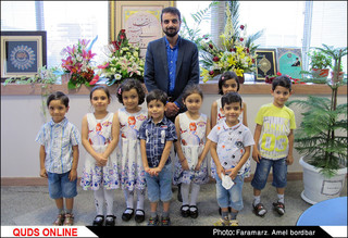 حضور کودکان گلستان علی علیه السلام در تحریریه قدس / گزارش تصویری (5)