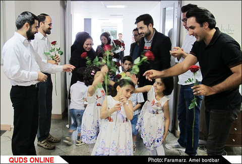 حضور کودکان گلستان علی علیه السلام در تحریریه قدس