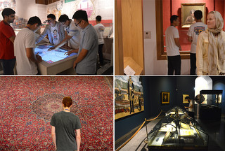  تماشای کتابخانه و موزه ملی ملک توسط دانش‌جویان ۱۱ کشور دنیا