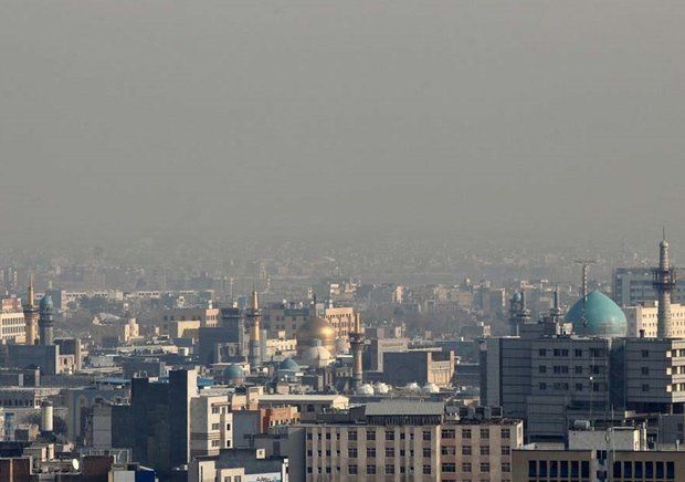 کیفیت هوای امروز مشهد، در وضعیت هشدار