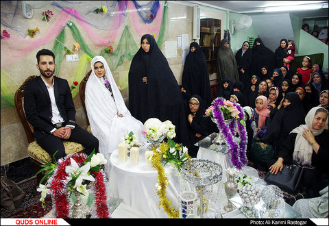 جشن ازدواج در مسجد