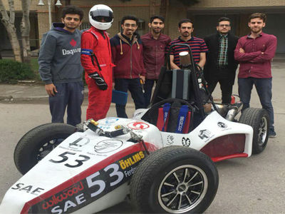 قدردانی از تیم ساخت نخستین خودرو فرمول یک دانشجویی ایران