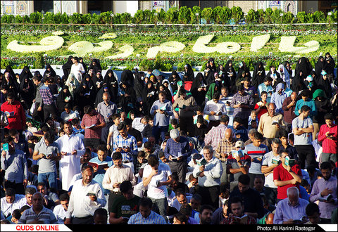 مراسم  دعای پر فیض عرفه در حرم مطهر رضوی