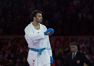 بازیهای آسیایی ۲۰۱۸؛بهمن عسگری مدال طلا کاراته را کسب کرد