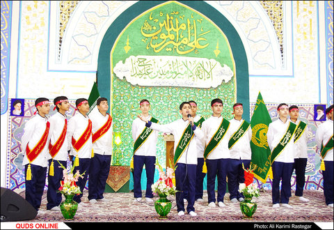 جشن روز عید غدیر در حرم مطهر رضوی