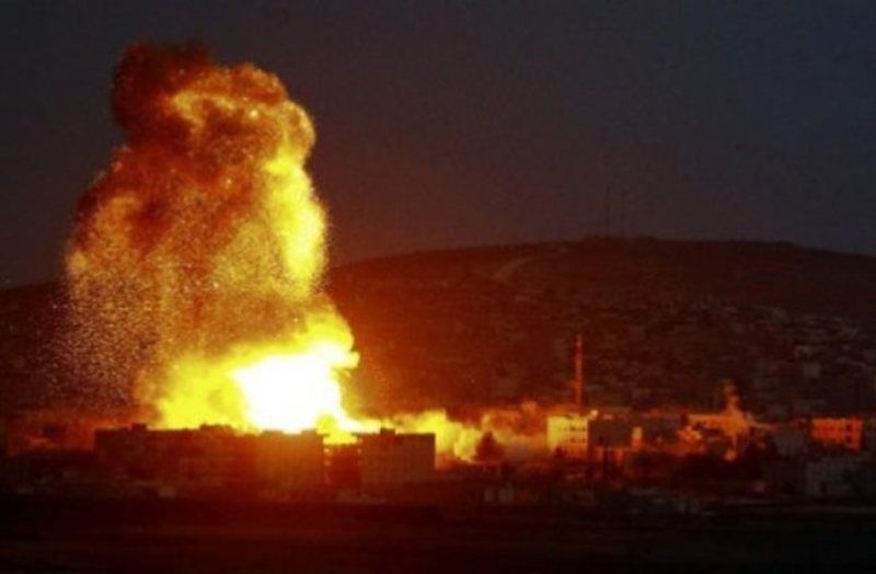 وقوع چندین انفجار در پایگاه هوایی «المزه» در دمشق 