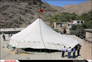 رونمایی از لوح ثبتی میراث فرهنگی خیمه‌پوشان در پیوه‌ژن