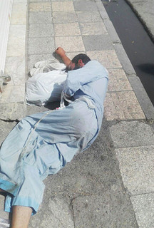 ماجرای بیمار رها شده در خیابان 