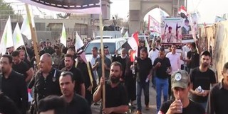 تظاهرات مردم بصره در حمایت از الحشد الشعبی و ایران