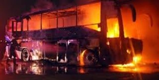 ۱۹ فوتی و ٢٧ مصدوم در تصادف اتوبوس و تانکر سوخت جاده نطنز + تصاویر و اسامی مصدومان