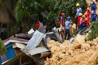رانش‌زمین در فیلیپین با ۲۱ کشته و ۶۰ مفقود