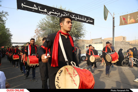  آیین نمادین خیمه کوبی در نوش آباد کاشان