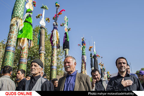 عزاداری حسینی در شهر خرو