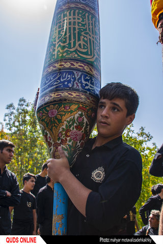 عزاداری حسینی در شهر خرو