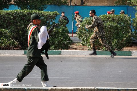 تصاویر حمله تروریستی به مراسم بزرگداشت هفته دفاع مقدس در اهواز