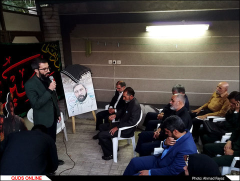 رونمایی از پلاک افتخار شهید مدافع حرم محمدرضا سنجرانی 