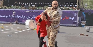 سرباز فداکار حمله تروریستی اهواز: روسری‌ دختر را برداشتم تا زخم پای محمدطاها را ببندم