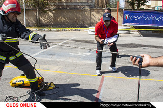 آتش نشانان نیشابوری یکی از موفق ترین در عرصه ی مسابقات آتش نشانی ملی و جهانی / گزارش تصویری