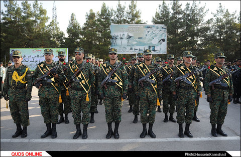 صبحگاه مشترک نیروهای مسلح به مناسبت هفته نیروی انتظامی در مشهد/گزارش تصویری