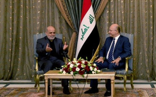 سفیر ایران در بغداد با رئیس‌جمهور جدید عراق دیدار کرد