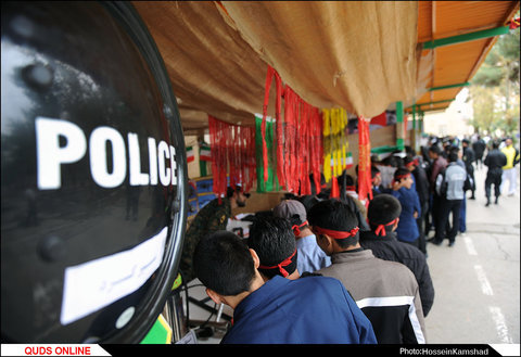اردو فرهنگی رزمی دانش آموزی در یگان ویژه پلیس/گزارش تصویری
