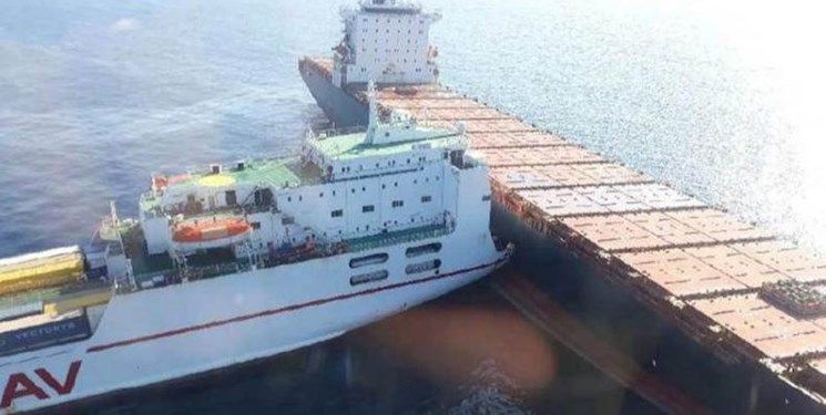 دویچه‌وله: دو کشتی بزرگ حامل نفت در دریای مدیترانه برخورد کردند