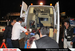 تصادف یک دستگاه وانت پیکان با چند دانش‌آموز در بردسکن