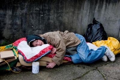 ۴۴۰ بی‌خانمان انگلیسی طی یک‌سال گذاشته جان باختند