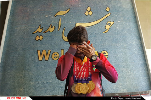 بازگشت افتخارآفرینان ورزشی به مشهد