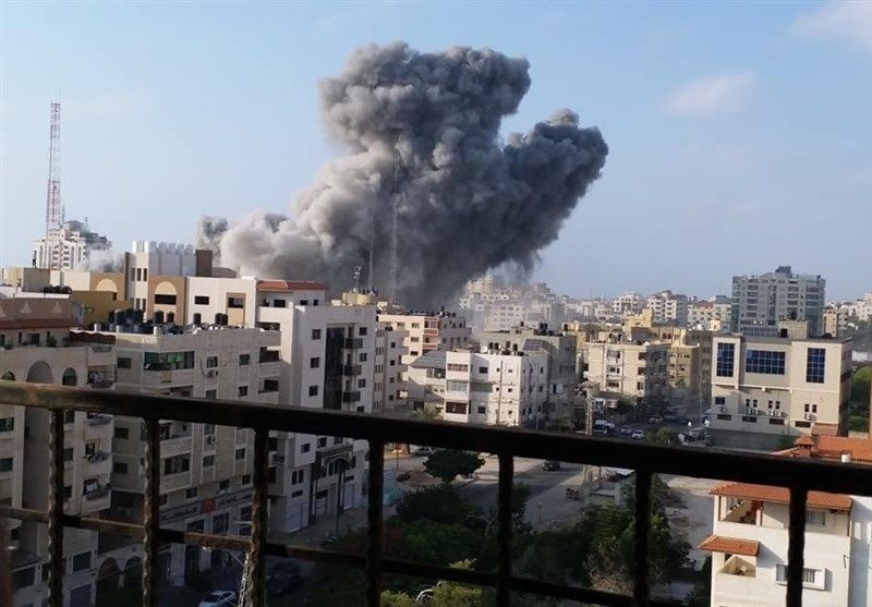 حملات هوایی جنگنده‌های صهیونیستی به غزه