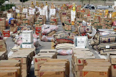 ۲۱ میلیارد ریال کالای قاچاق از ۴ انبار در مشهد کشف شد