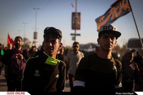 پرتره های محیطی از زائران پیاده اربعین حسینی