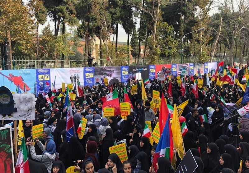 بازتاب حضور پرشکوه مردم ایران در راهپیمایی ۱۳ آبان در رسانه‌های جهان
