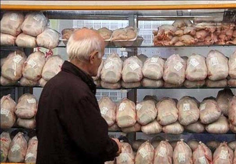 قیمت مرغ در بازار امروز ۹۷/۰۸/۱۵