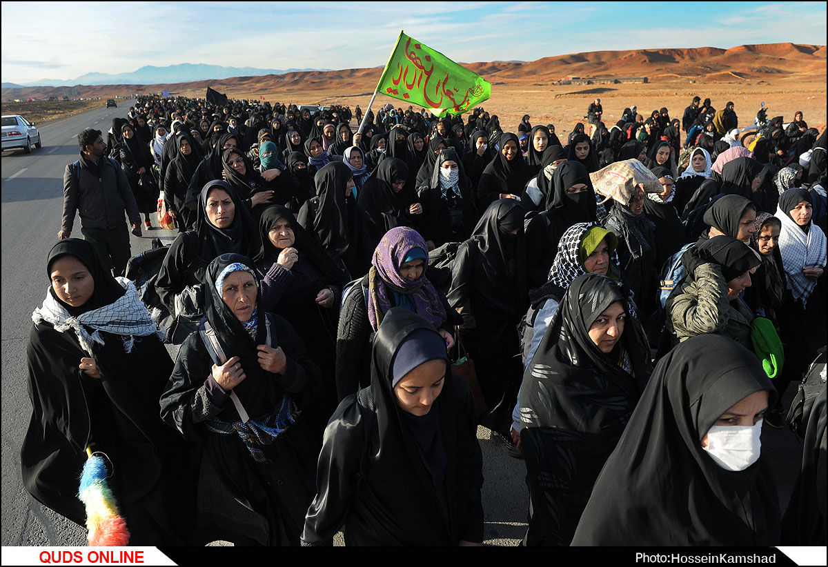 پیاده روی زائران امام رضا (ع)/گزارش تصویری