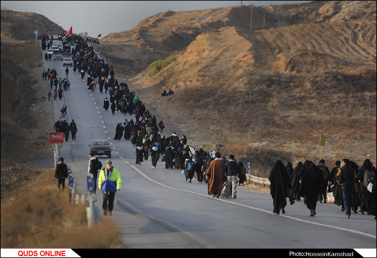 پیاده روی زائران امام رضا (ع)/گزارش تصویری