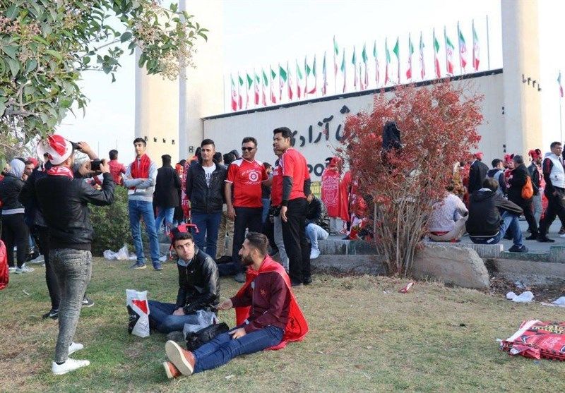 درهای ورودی ورزشگاه آزادی ساعت ۱۲ به روی هواداران پرسپولیس و کاشیما باز ‌می‌شود