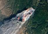 ناسا تصاویر ماهواره‌ای از آتش‌سوزی مرگبار کالیفرنیا منتشر کرد