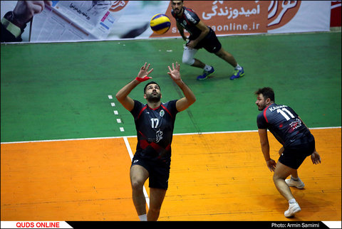 دیدار تیم های والیبال پیام خراسان و فولاد سیرجان ایرانیان