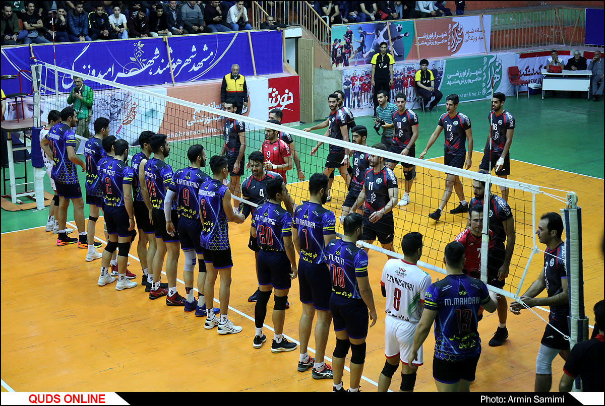 دیدار تیم های والیبال پیام خراسان و فولاد سیرجان ایرانیان