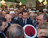 حضور بشار اسد در مراسم جشن میلاد پیامبر اعظم (ص) در دمشق+ تصاویر