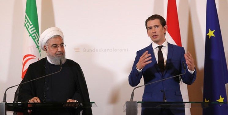 واکنش صدراعظم اتریش به اظهارات "روحانی" علیه رژیم صهیونیستی