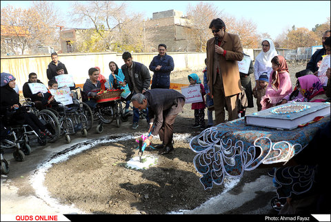 مراسم کلنگ زنی طرح جامع آسایشگاه معلولان شهید فیاض بخش 